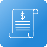 Invoice and dollar sign